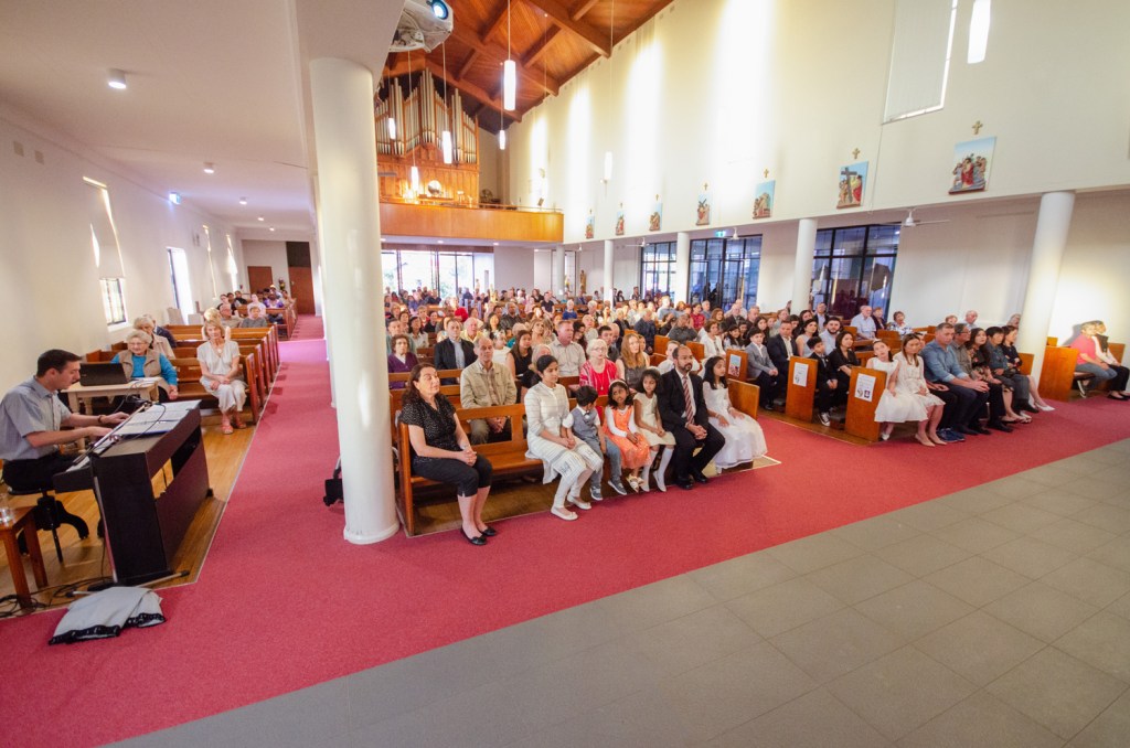 Assembly during Mass